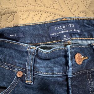 Talbots Dark Blue Ankle Jeans - Simply Flattering